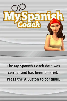 My Spanish Coach - Learn a New Language (USA) screen shot title